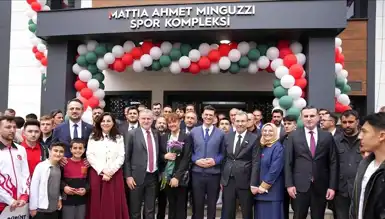 Ahmet Minguzzi Spor Tesisi Açıldı