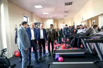 Kütahya Kız Yurtlarına Spor Salonu Açıldı