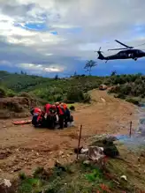 Nazilli'de Motosiklet Kazası: Yaralı Helikopterle Hastaneye