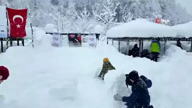 Rize'de Buz Gibi Su Şenliği!