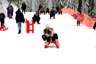 Sakarya Aktepe'de Kızak Şenliği Coştu!
