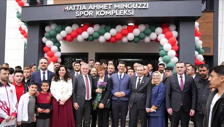 Ahmet Minguzzi Spor Tesisi Açıldı